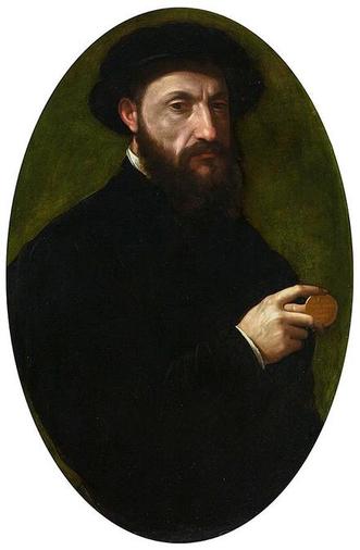 A Gentleman ca. 1535 by Francesco de Rossi 1510-1563   ***PORTRAIT AVAILABLE FOR PURCHASE***  ***CLICK TO CONTACT GALLERY***  TRINITY FINE ART   LONDON